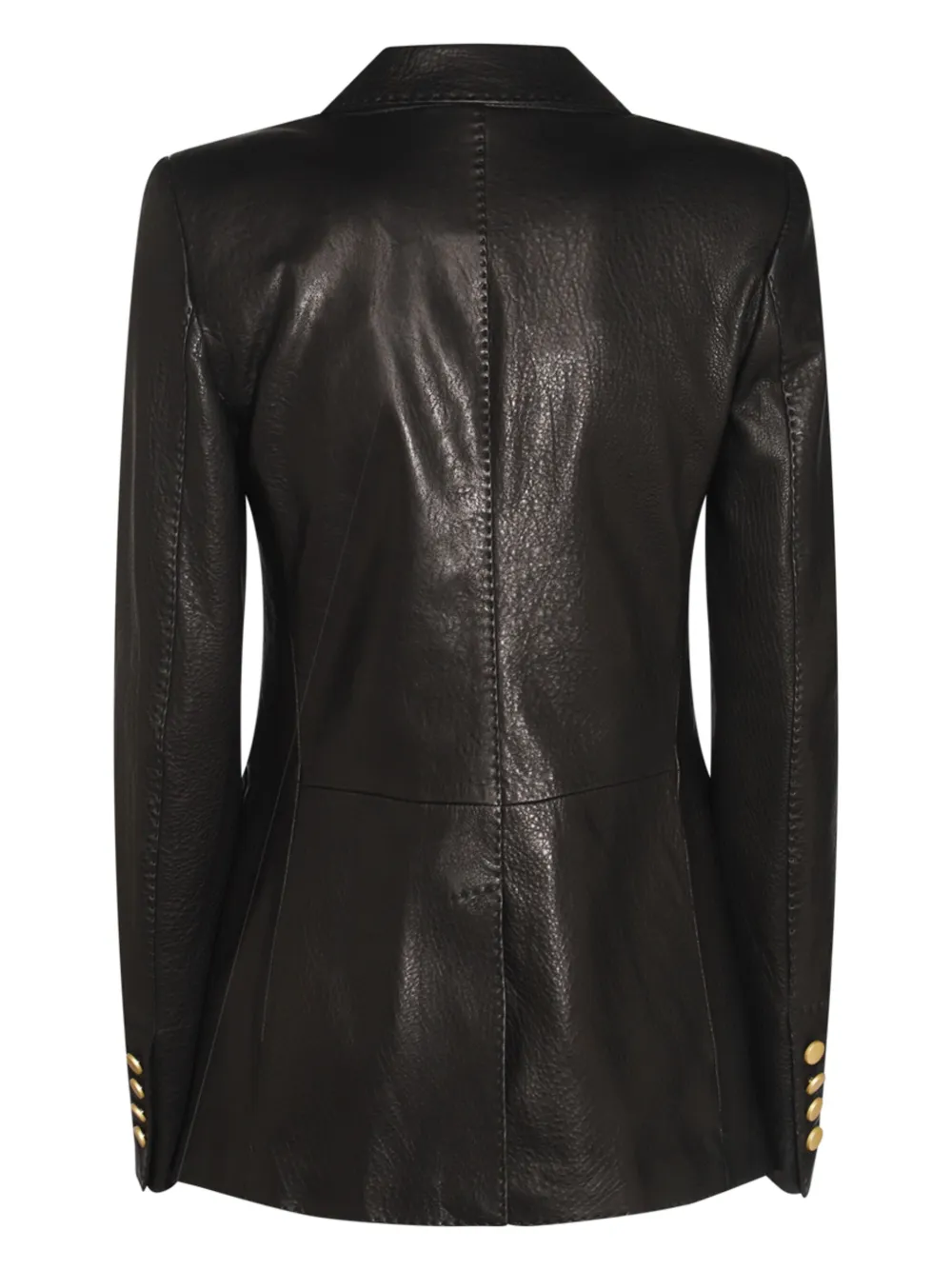Tagliatore leather blazer - Bruin