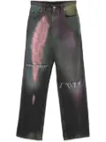 MM6 Maison Margiela spray-paint effect jeans - Grey