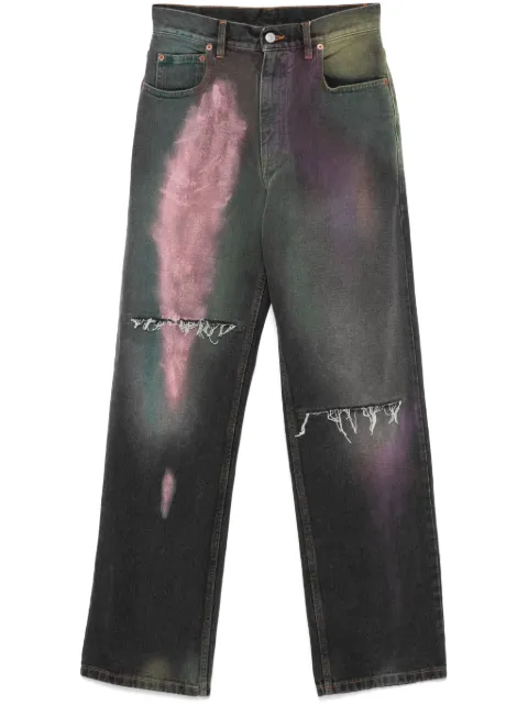 MM6 Maison Margiela spray-paint effect jeans