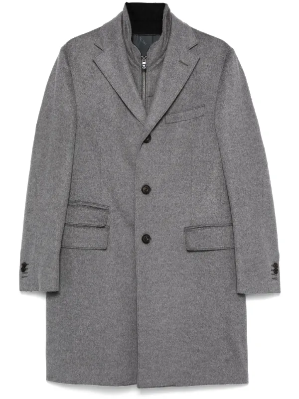 【正規逆輸入品】 Corneliani ウール コート | グレー | FARFETCH JP ジャケット・アウター