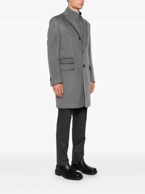 Corneliani ウール コート | グレー | FARFETCH JP