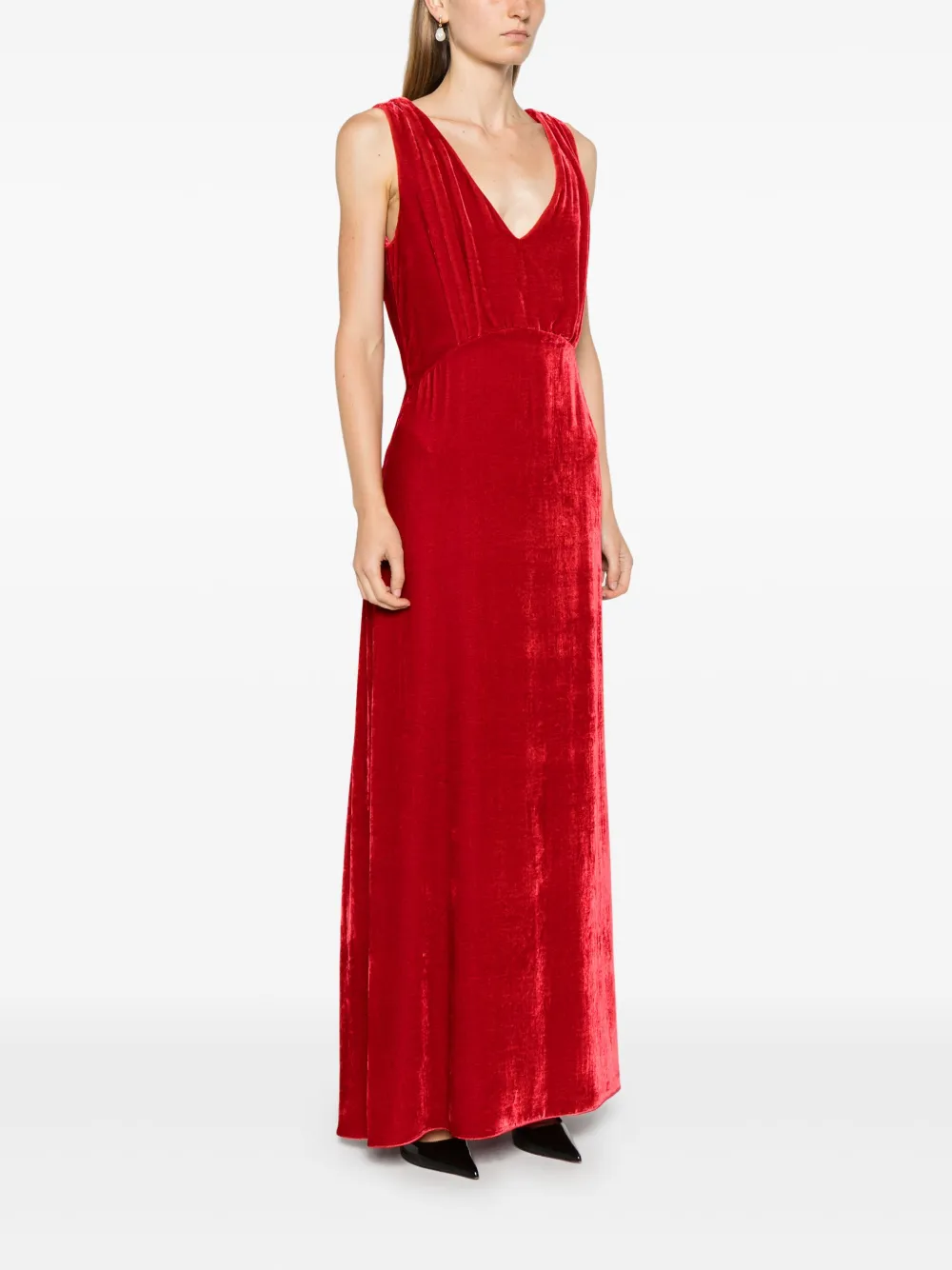 P.A.R.O.S.H. Relur maxi-jurk Rood