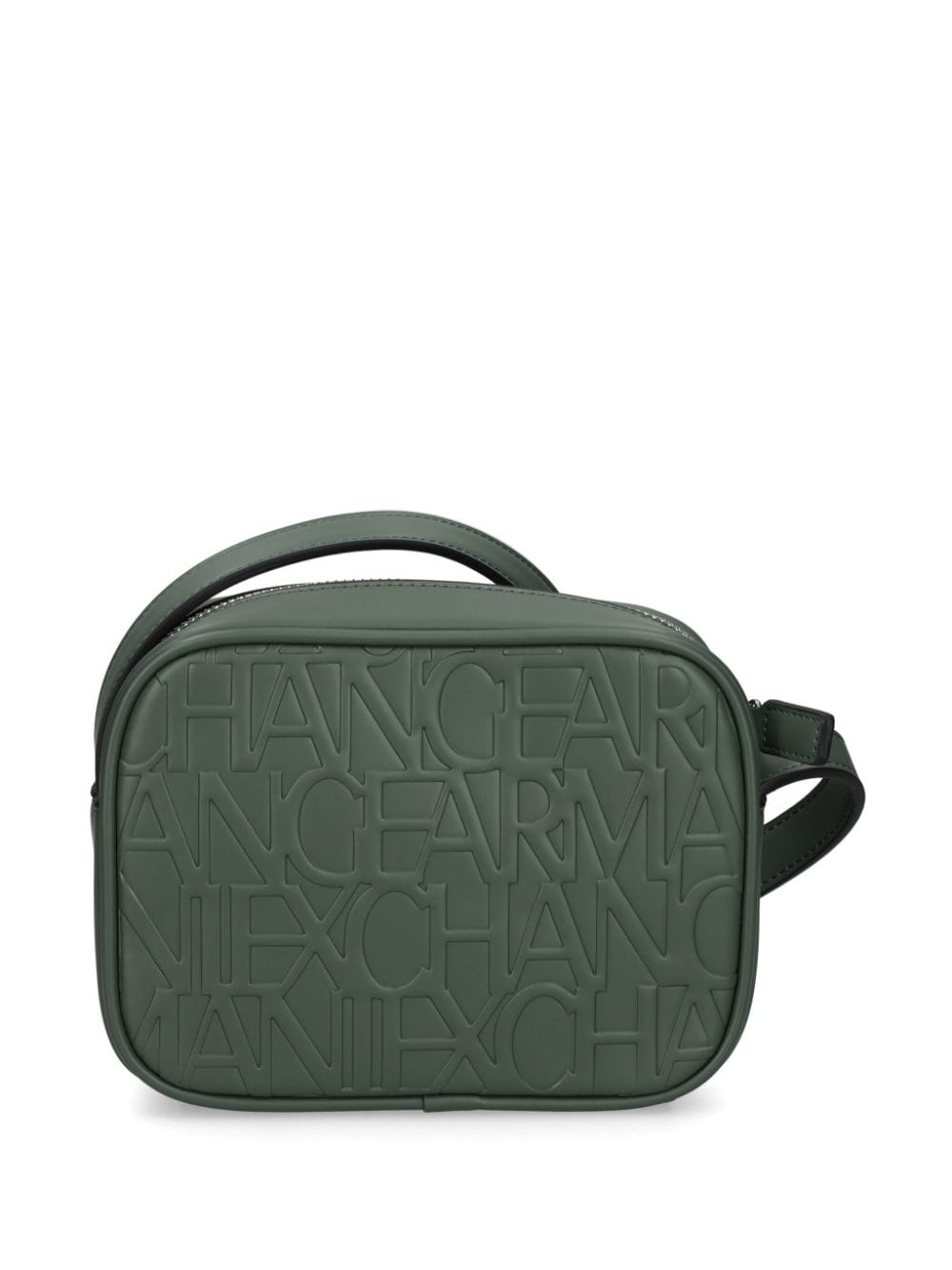 Armani Exchange logo-plaque crossbody bag - Groen