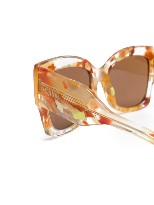 Chloe アイボリー オーバーサイズサングラス CHLOE レディース Eyewear | クロエ JP 公式サイト | 女性のため