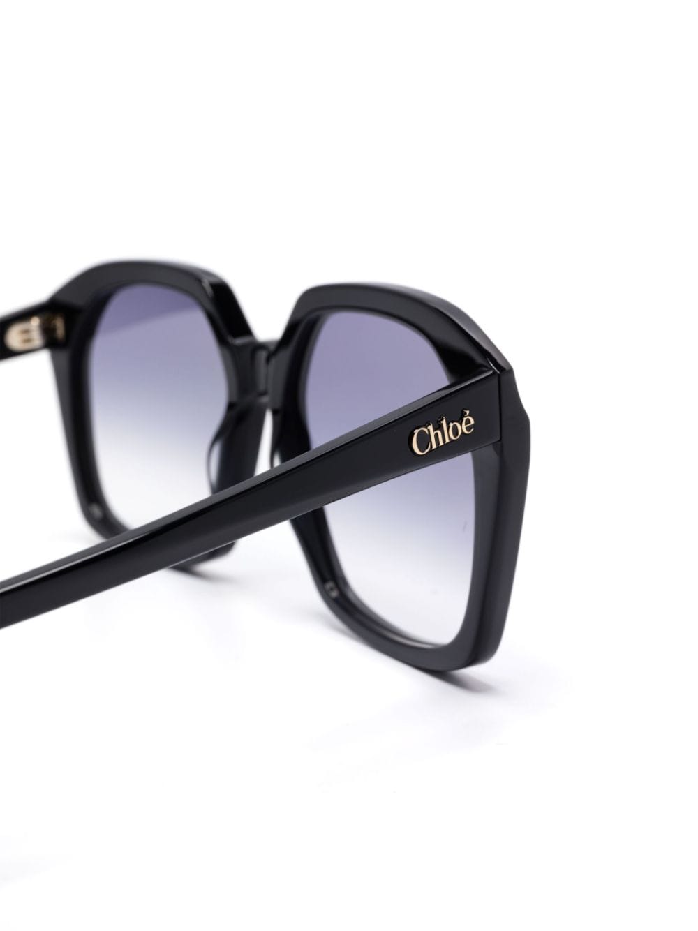 Shop Chloé Square-frame Sunglasses In 黑色