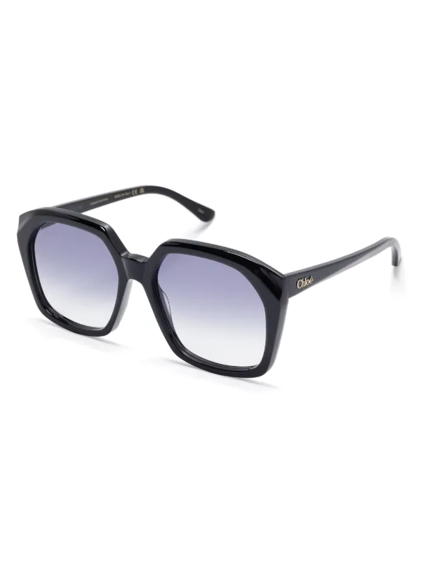 Chloe アイウェア オハサイス スクエアフレム サンクラス Chloé Eyewear square-frame Sunglasses | Black | FARFETCH