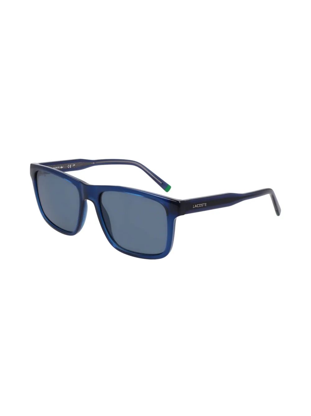 Lacoste Zonnebril met logo Blauw