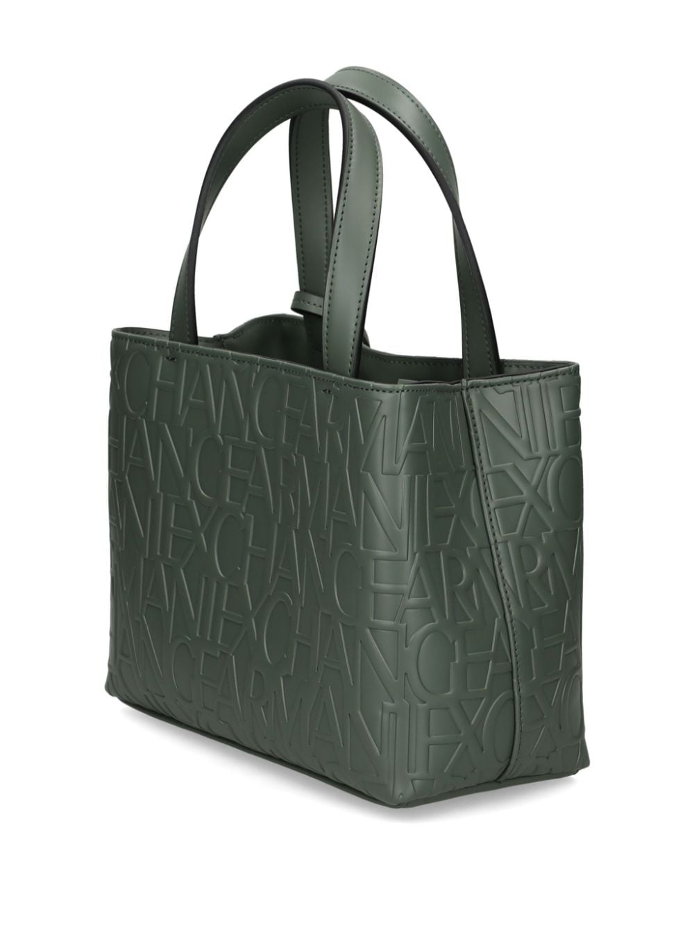 Emporio Armani monogram tote bag - Groen