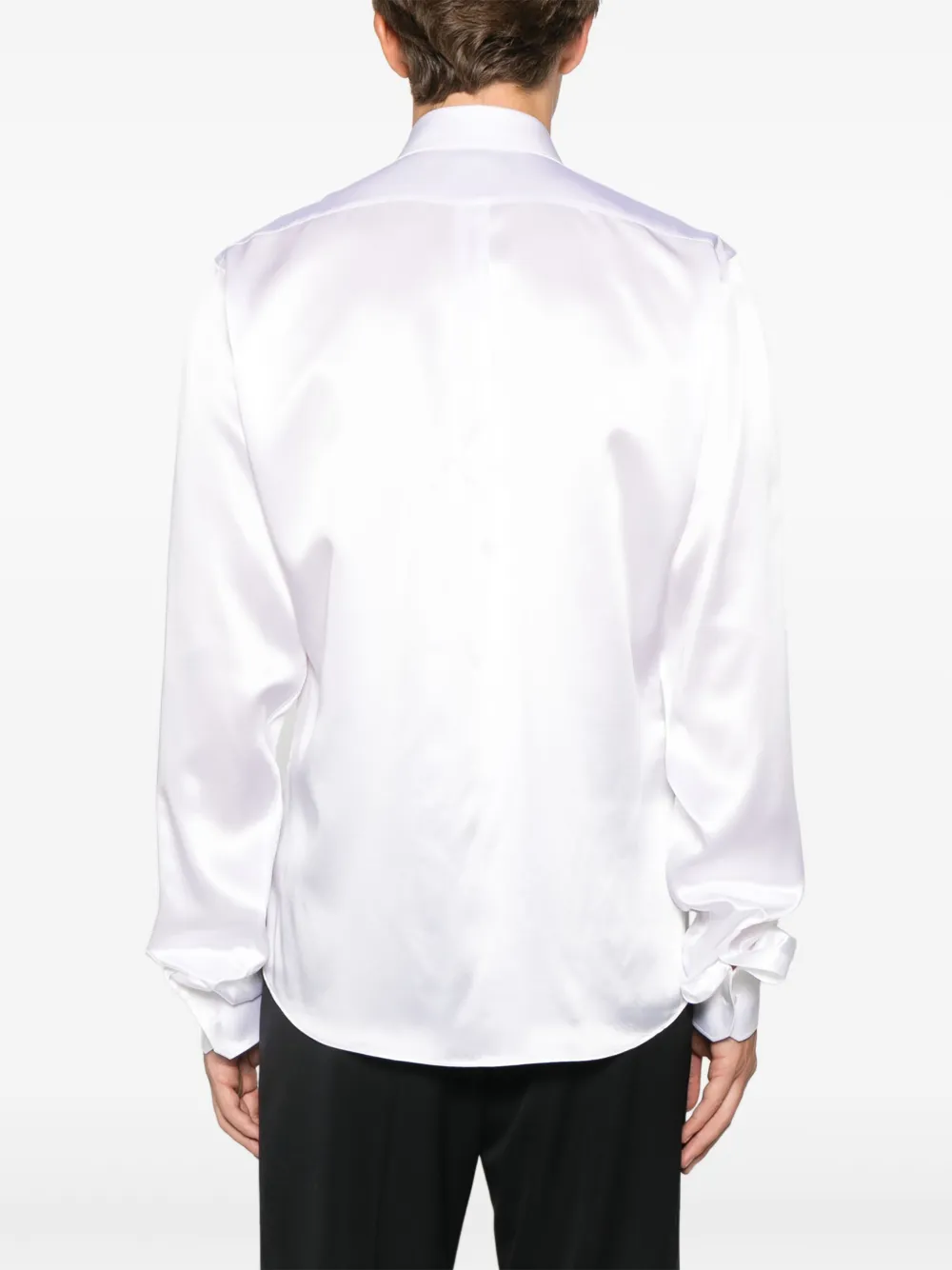 Dolce & Gabbana Zijden overhemd Wit