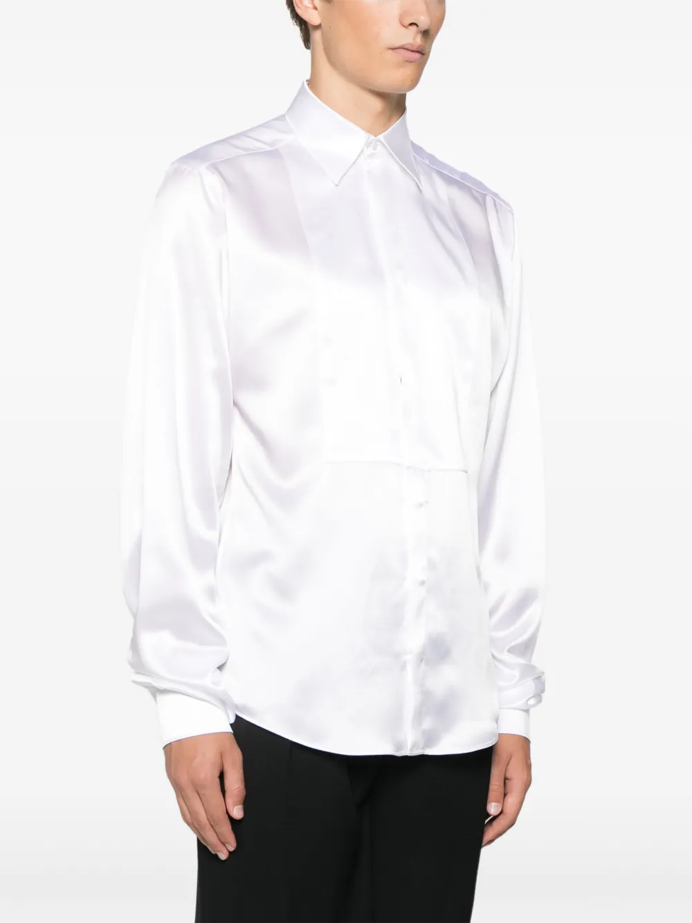 Dolce & Gabbana Zijden overhemd Wit