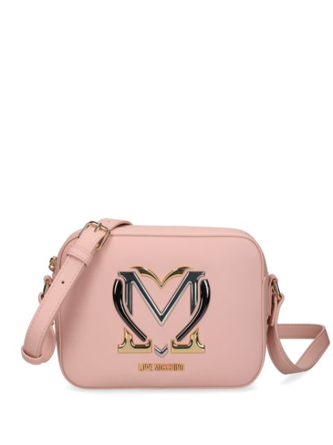 Love Moschino metal monogram logo cross body bag Women