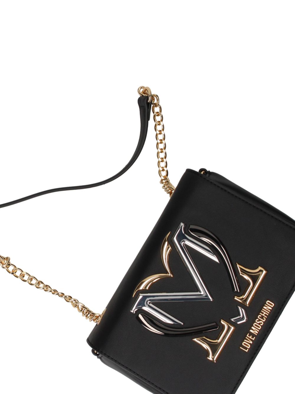 Love Moschino metal monogram logo cross body bag Women