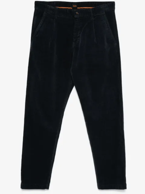 BOSS pantalon en velours côtelé