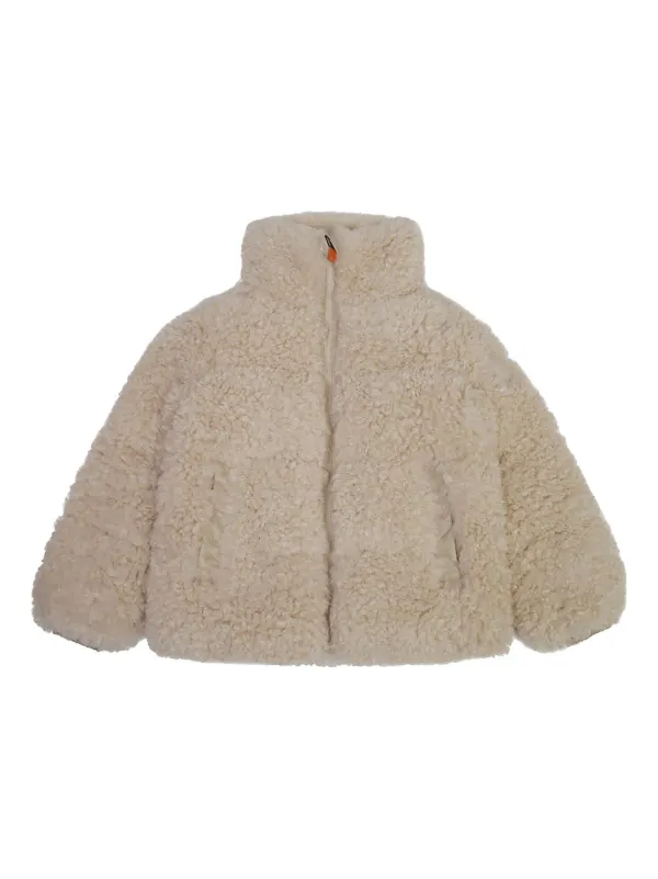 Fluffy jacket kids online