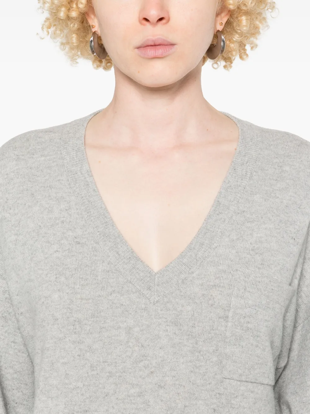 Lorena Antoniazzi Gebreide midi-jurk Grijs
