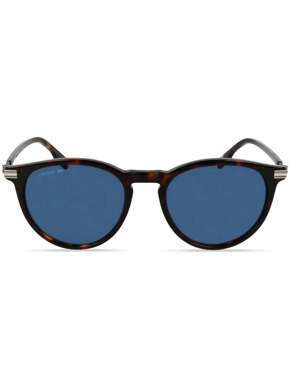 Lacoste Zonnebril met rond montuur Bruin