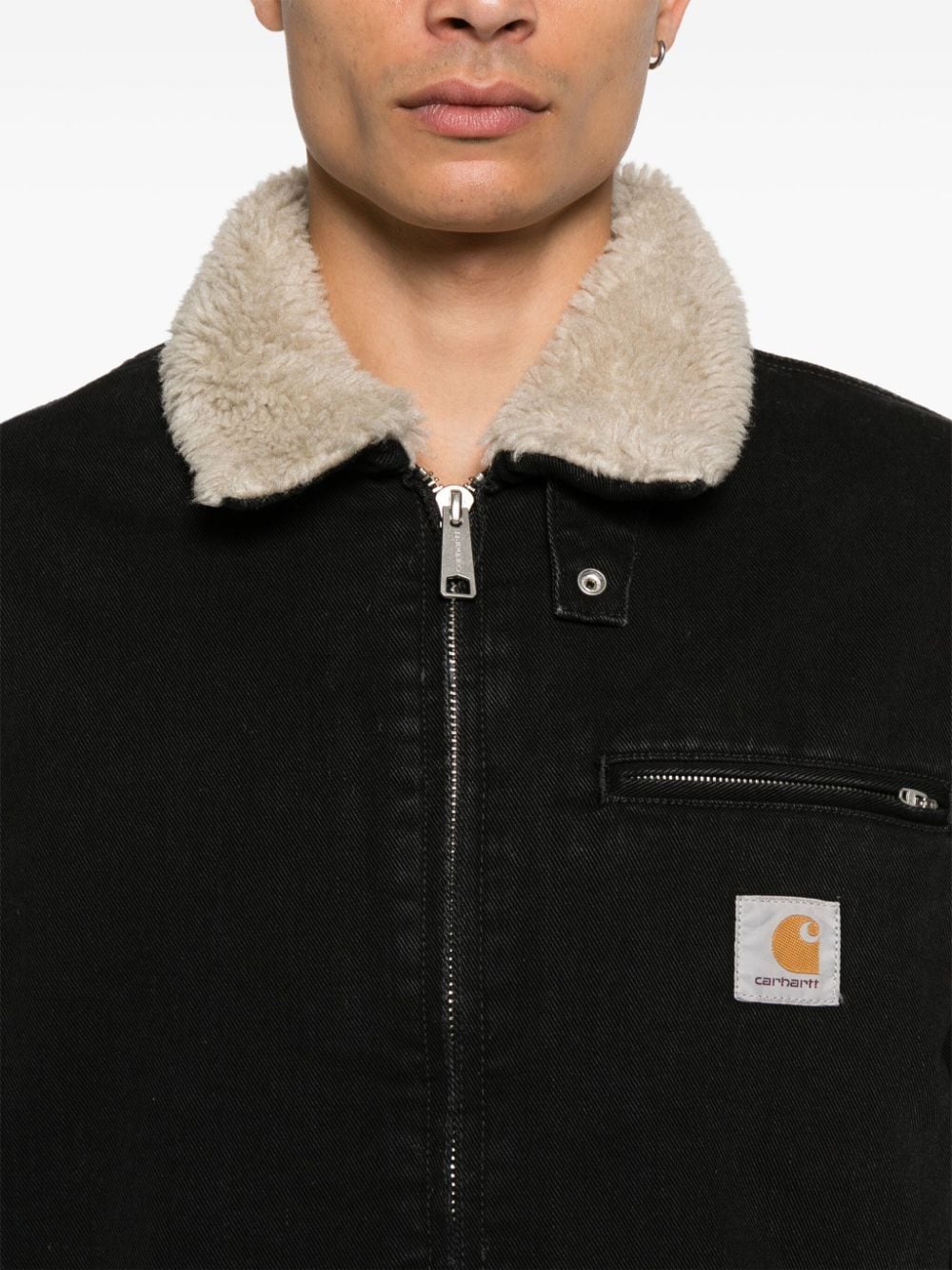 Shop Carhartt Herald Jacket In Black