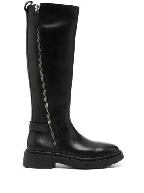 Ash bottines en cuir - Noir - Ash - Modalova