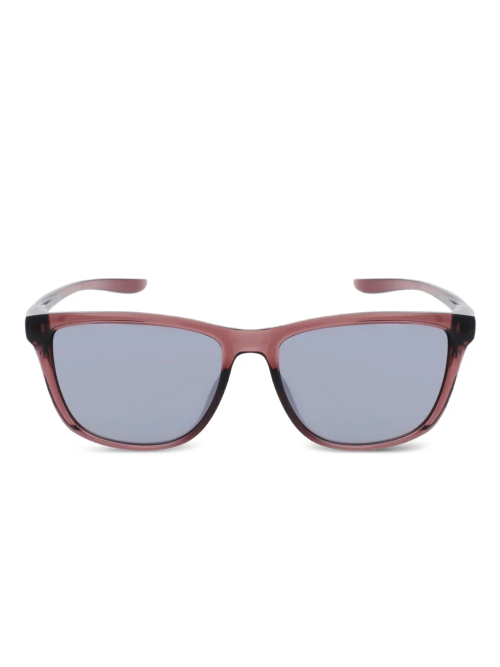 Nike Sonnenbrille mit eckigem Gestell - Braun