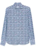 Orian graphic-print shirt - Blue