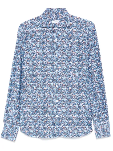 Orian chemise à imprimé graphique