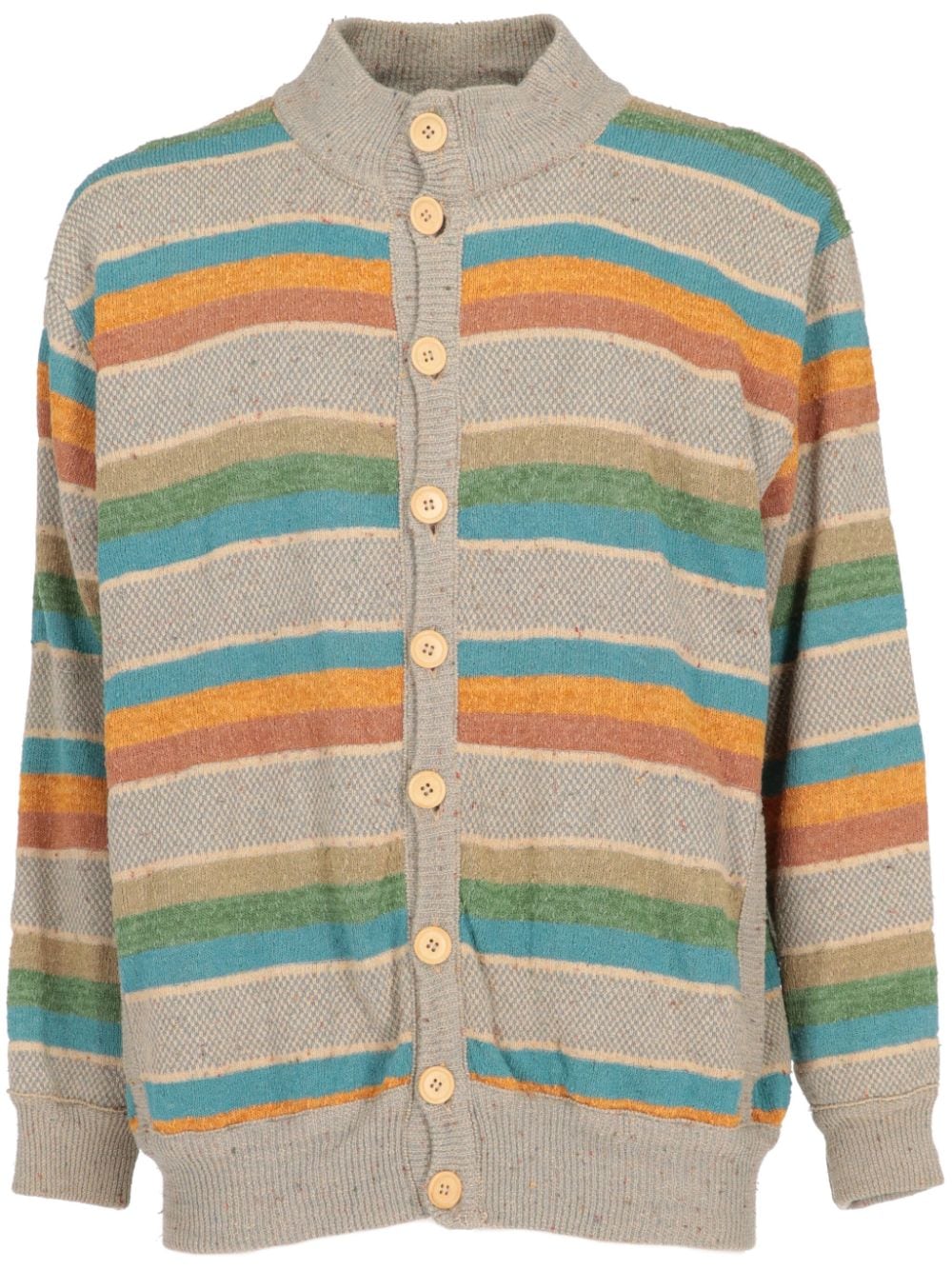 1980s striped cardigan