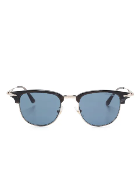 Montblanc lentes de sol con armazón rectangular