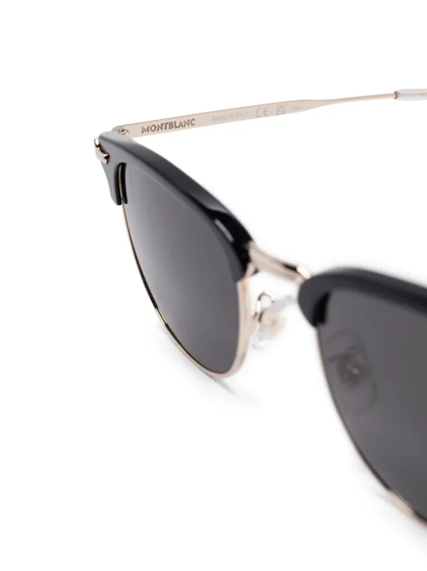 Montblanc square-frame Sunglasses | Black | FARFETCH CA