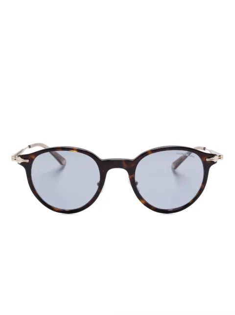 Montblanc lentes de sol con armazón redonda