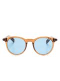 Montblanc round-frame sunglasses - Brown