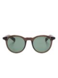 Montblanc round-frame sunglasses - Brown