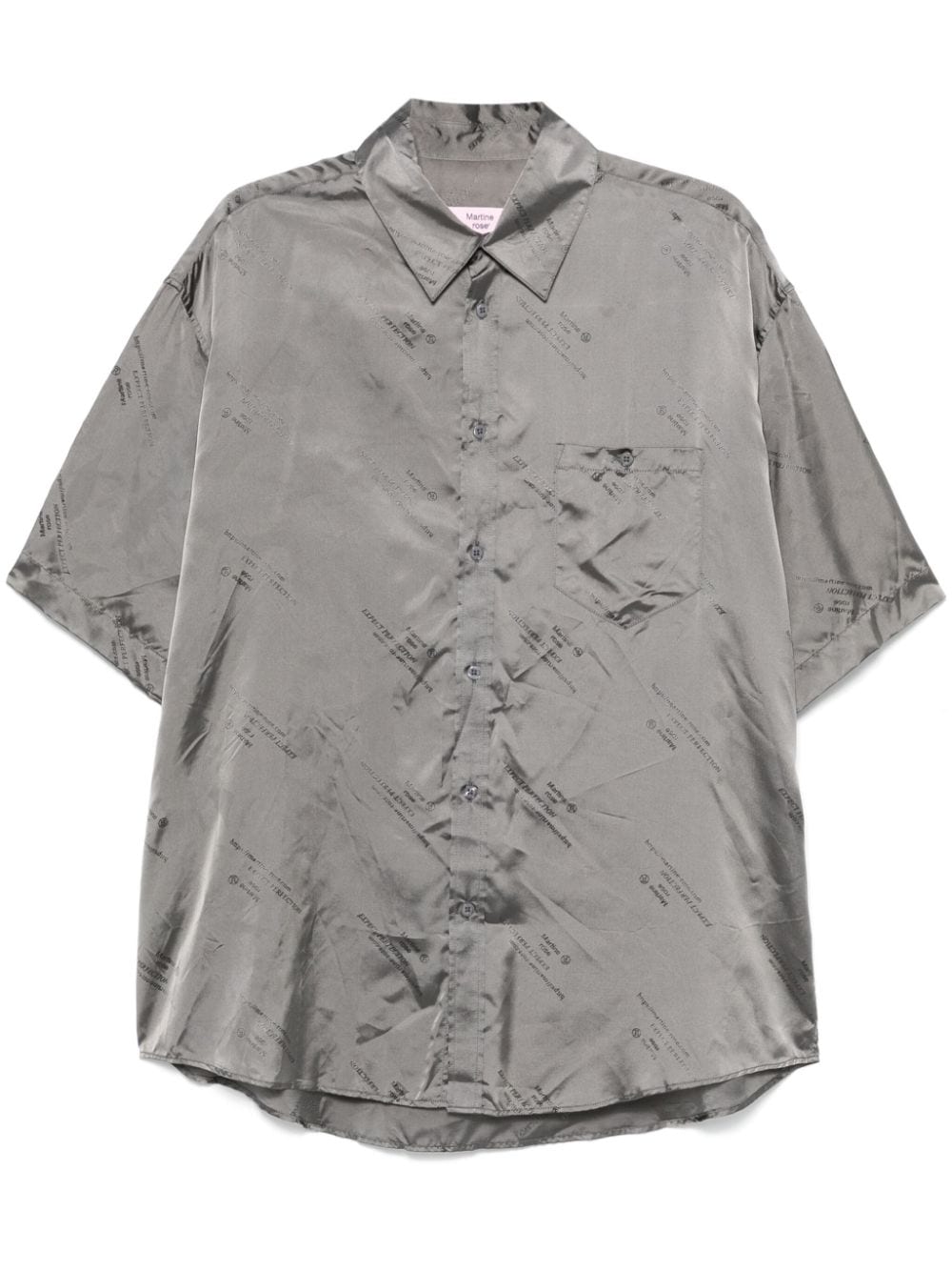 Expect Perfection-jacquard shirt