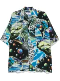 Martine Rose Hawaiian shirt - Blue