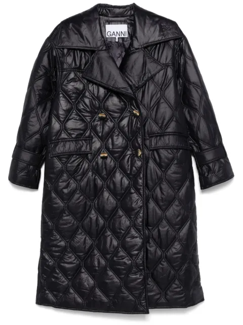 GANNI quilted coat Women