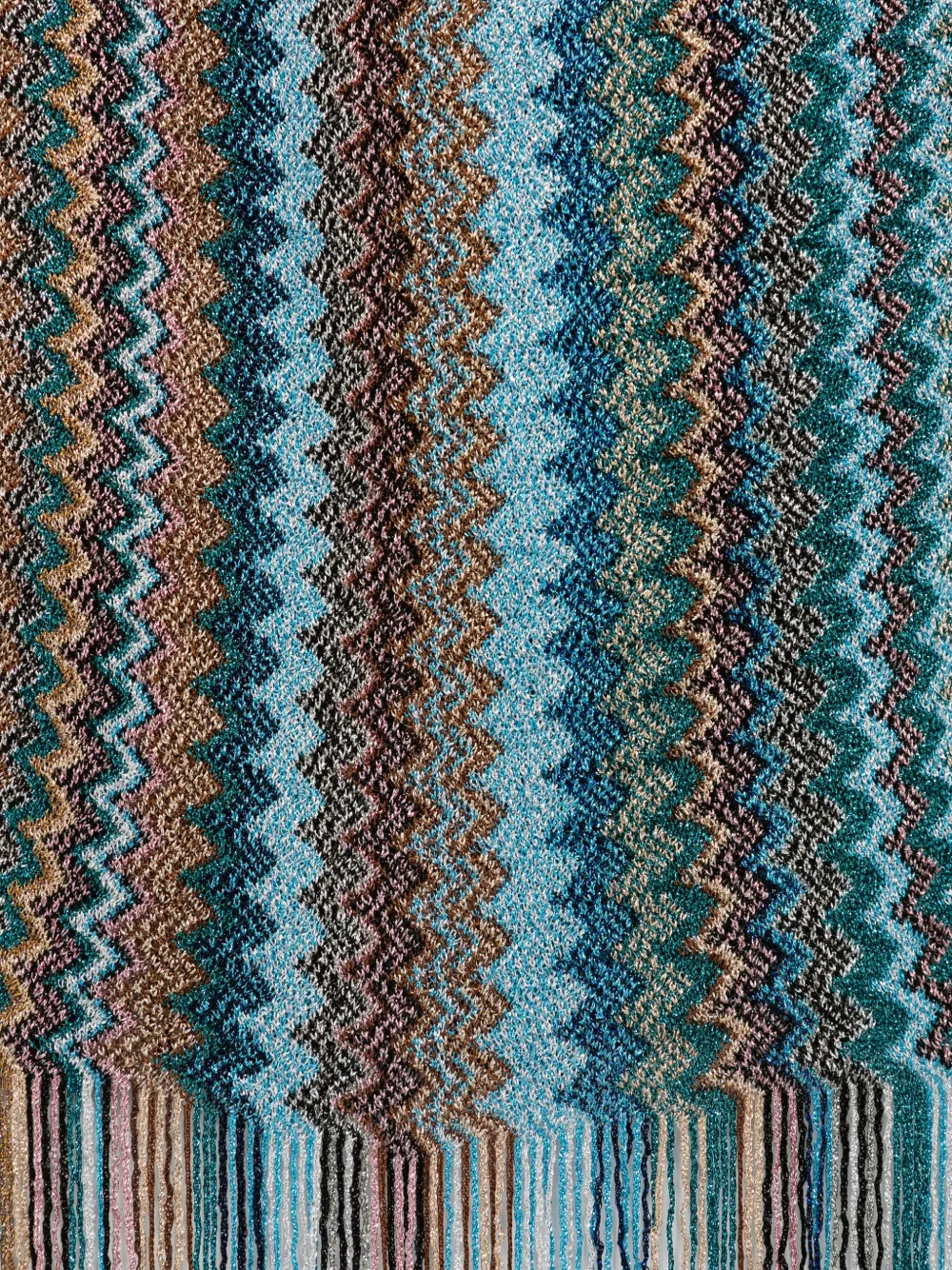 Missoni zig zag scarf - Blauw