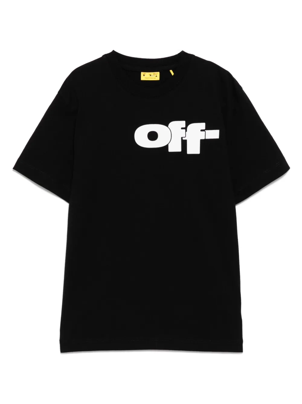 Off-White Kids B type グラフィック Tシャツ - ブラック Off-White Kids B type グラフィック Tシャツ - ブラック