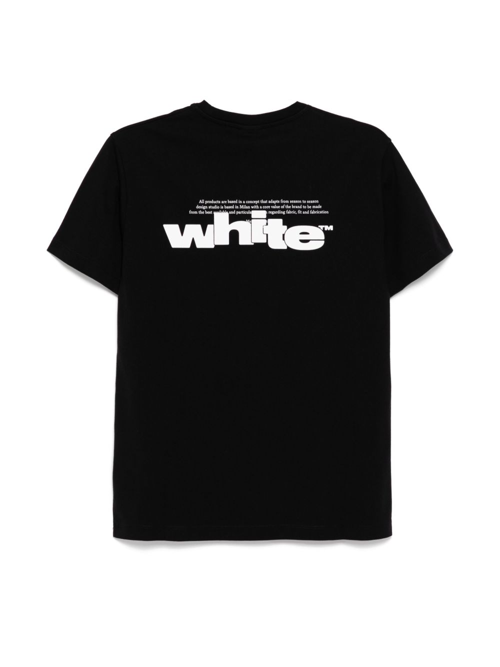 Off-White Kids T-shirt met grafische print - Zwart