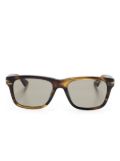 Montblanc rectangle-frame sunglasses - Brown