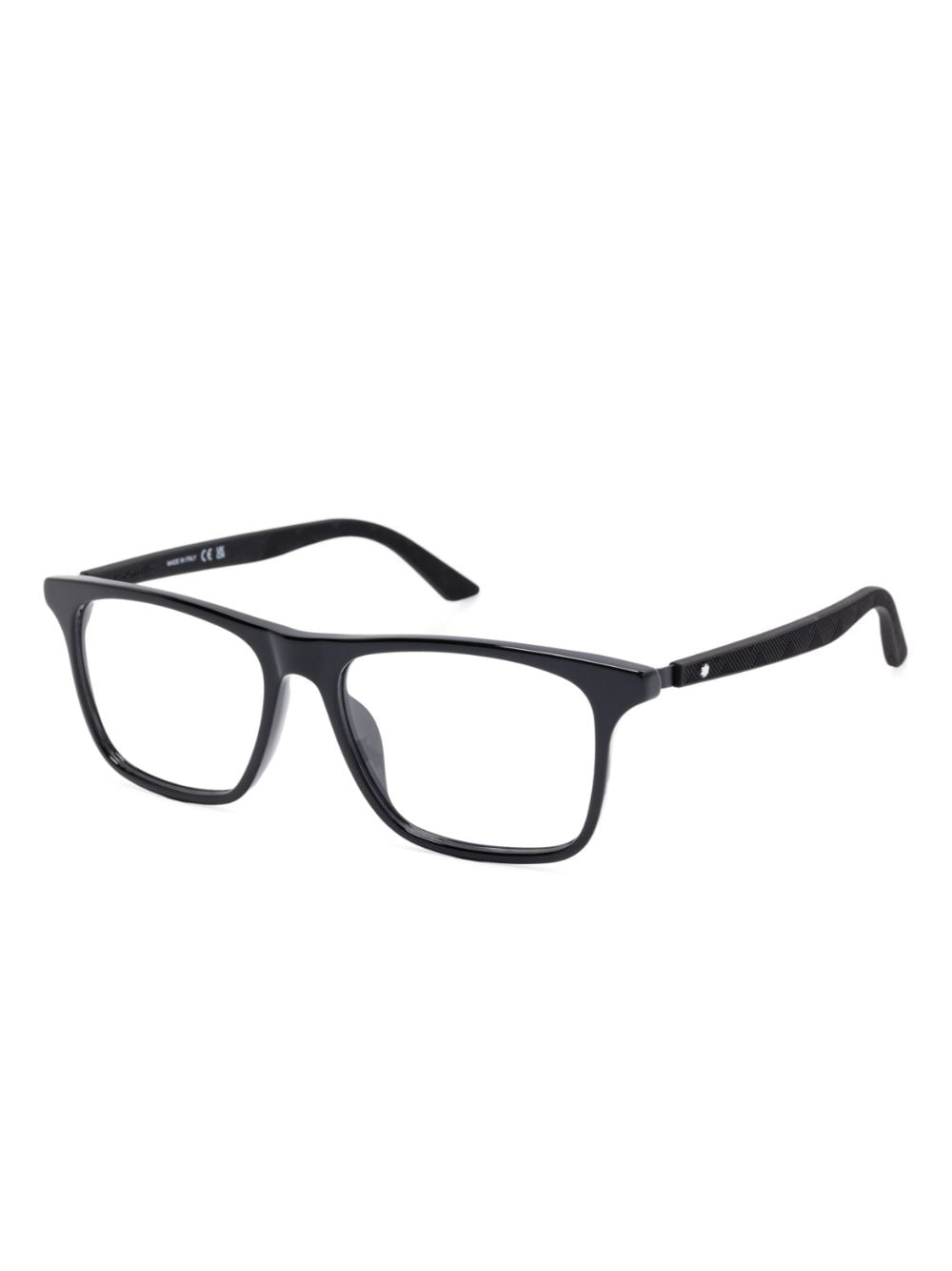 Shop Montblanc Rectangle-frame Glasses In Black