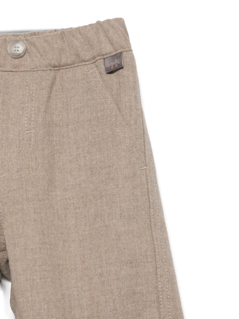 Il Gufo Broek met toelopende pijpen Beige