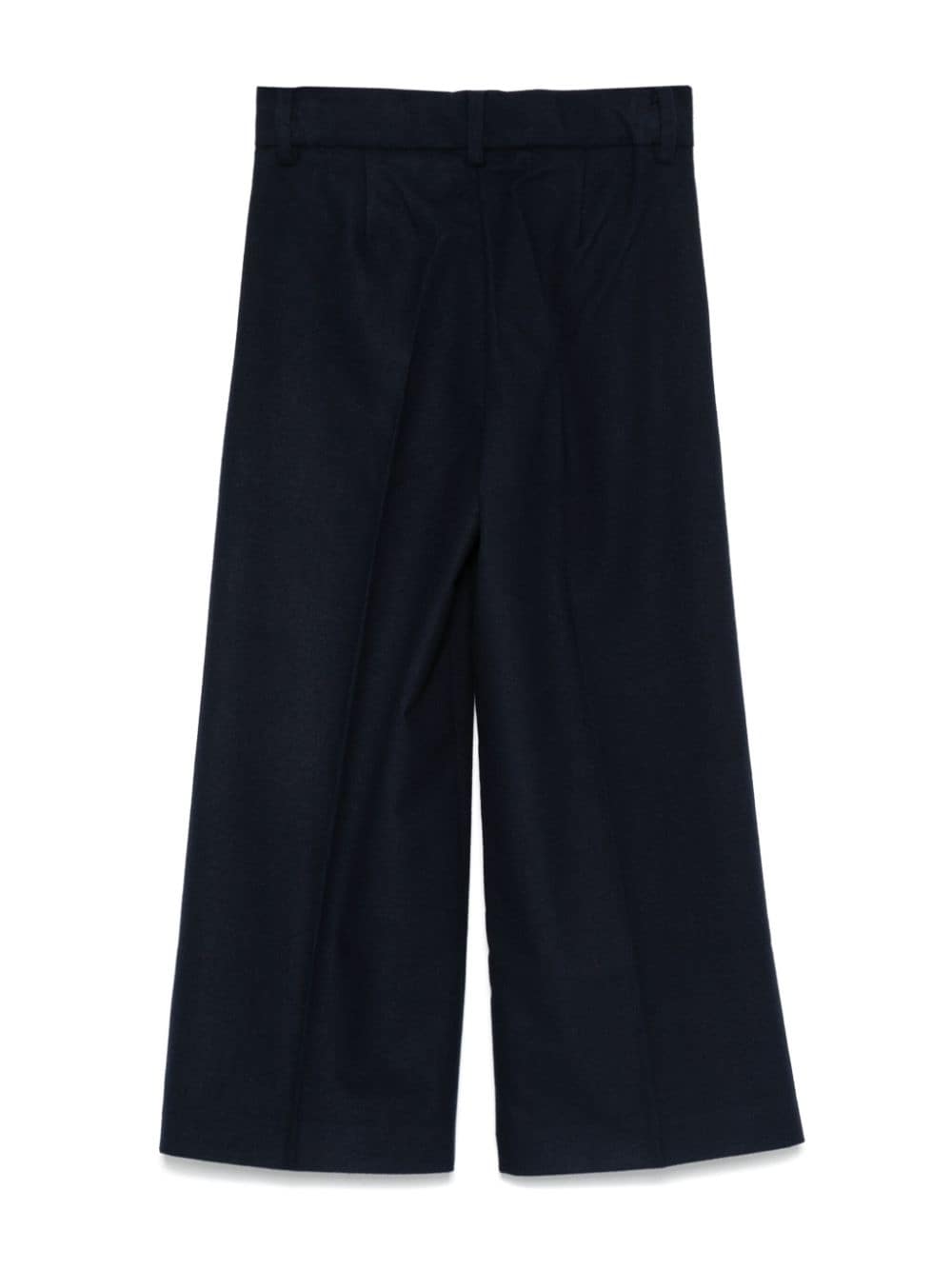 Il Gufo pleated palazzo trousers - Blauw