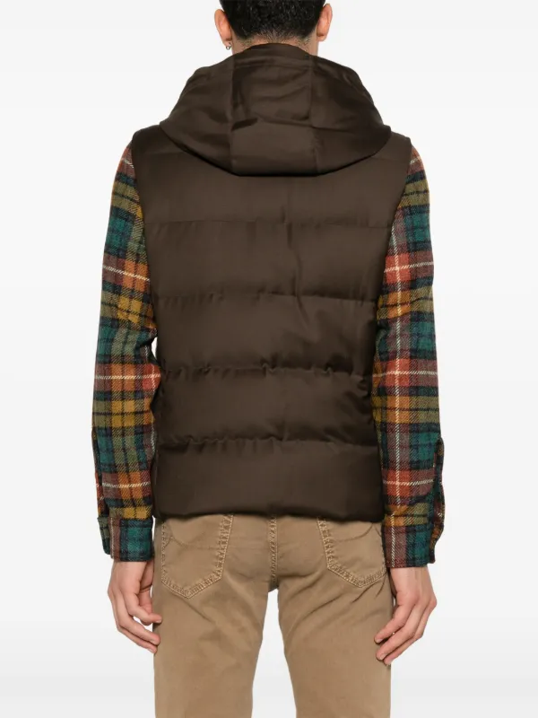 Montecore パデッドベスト | ブラウン | FARFETCH JP