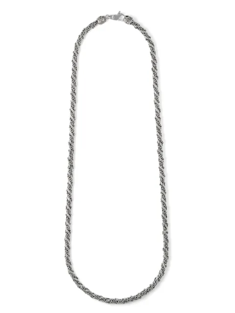 Emanuele Bicocchi collar de cadena con diseño cruzado