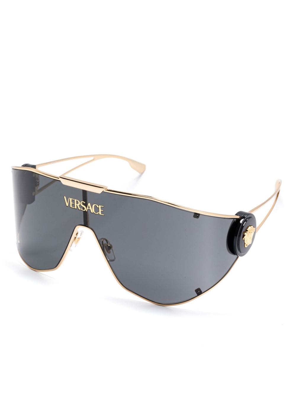 Versace Eyewear Medusa zonnebril met geometrisch montuur - Goud