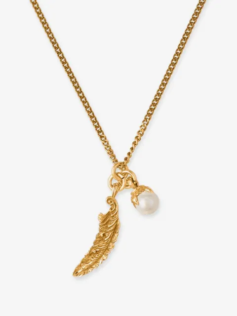 Emanuele Bicocchi Piuma pearl necklace