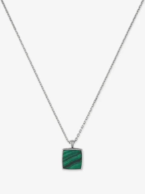 Emanuele Bicocchi malachite-amulet necklace