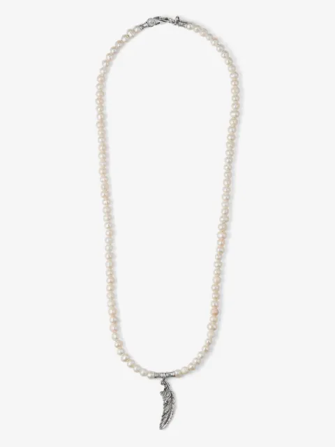 Emanuele Bicocchi feather charm necklace 