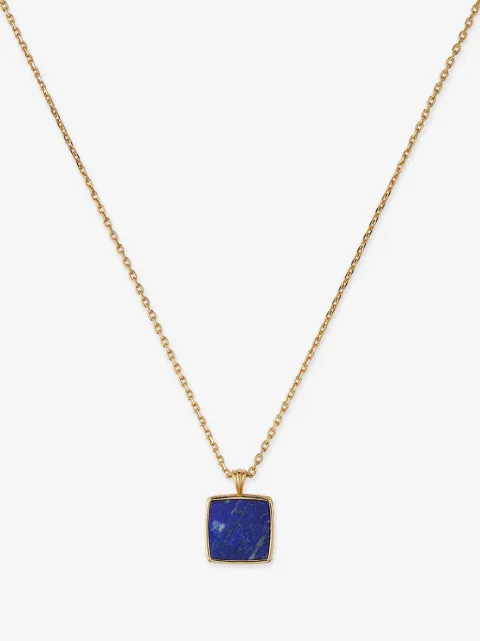 Emanuele Bicocchi square lapis pendant necklace