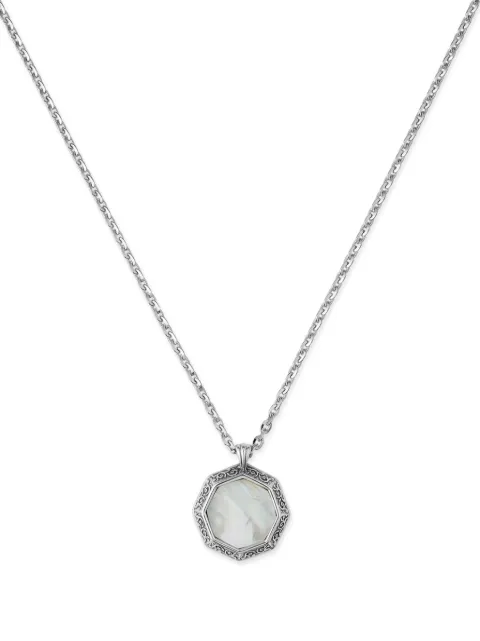 Emanuele Bicocchi mother-of-pearl amulet necklace