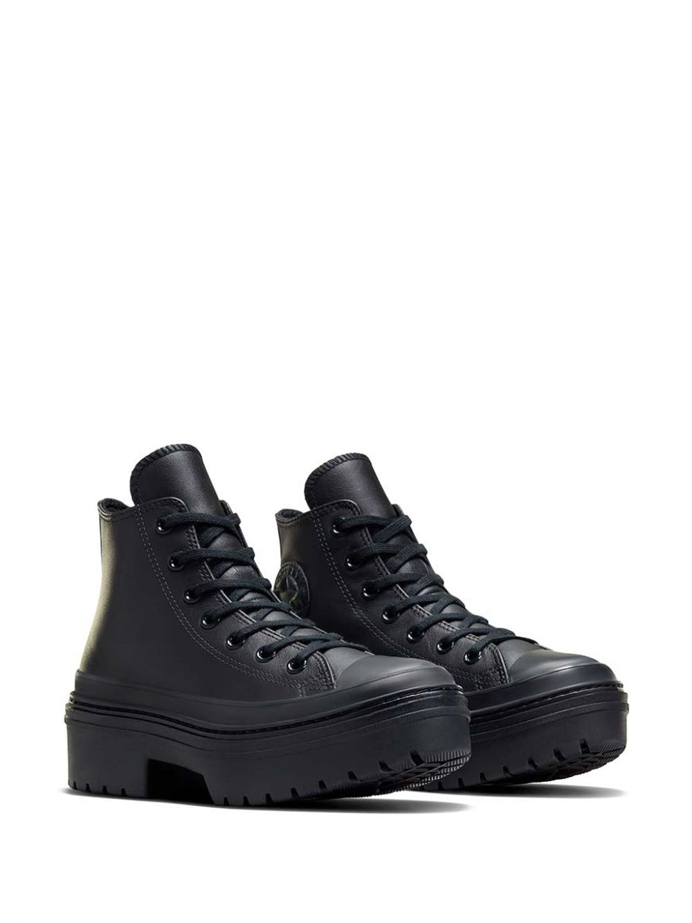 Converse High-top sneakers met chunky zool Zwart